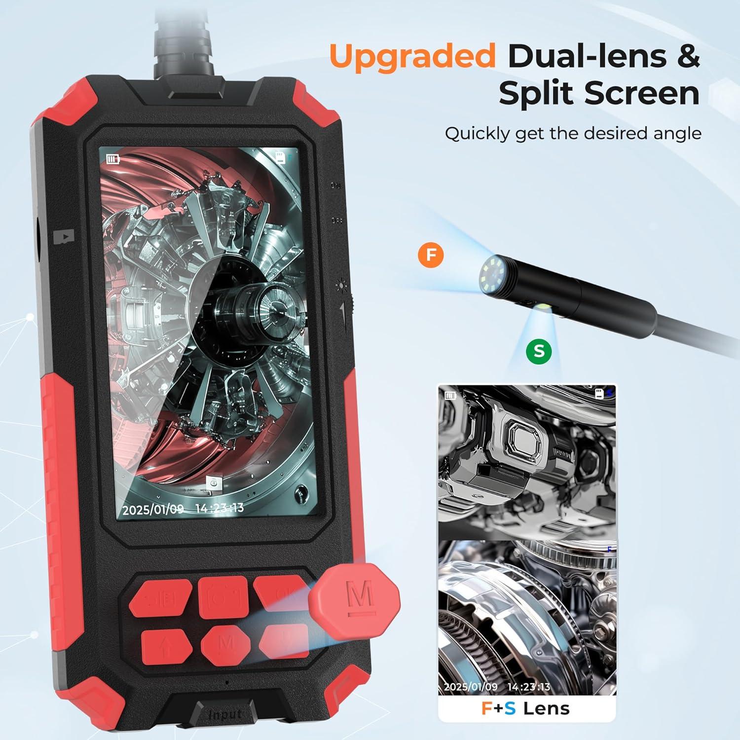 Cámara Endoscópica Doble Lente ADvancore 1080P IP68 5.03m