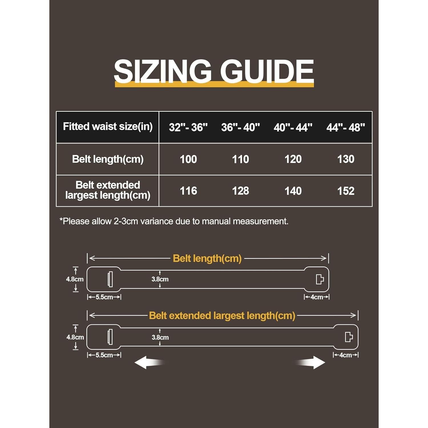 Cinturón Elástico para Hombres BT3 Gris 3,81 cm Ajustable