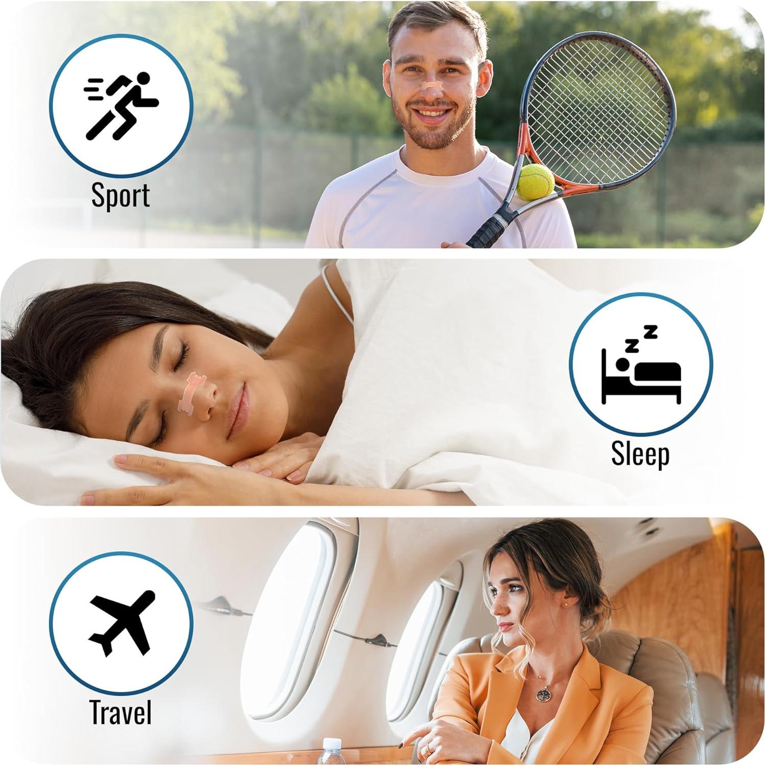 Tiras Nasales Antirronquidos Chic Derma 50 Piezas