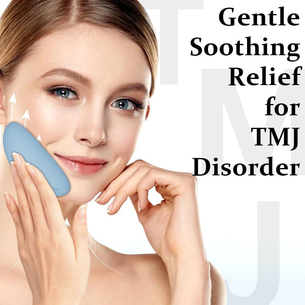 Masajeador Ergonómico de Alivio TMJ Rozonii - Calor y Vibración