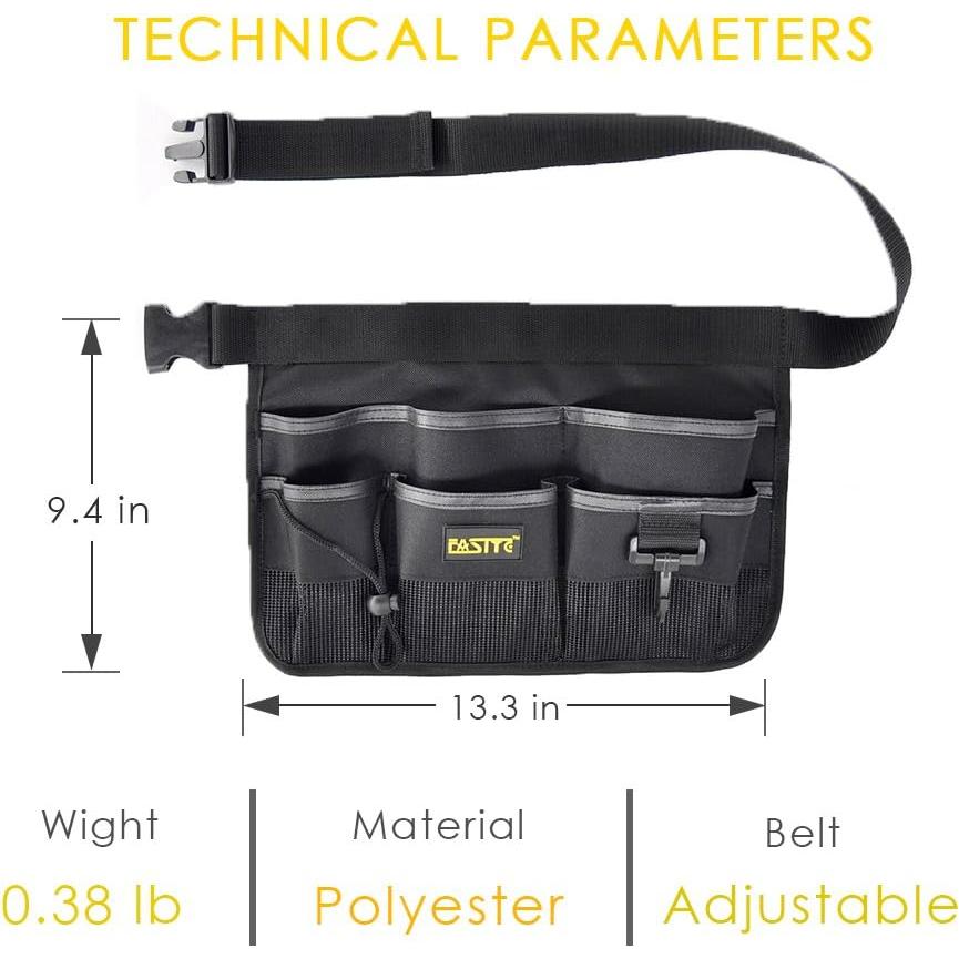 Bolsa de Cintura FASITE YL003B para Jardinería 7 Bolsillos