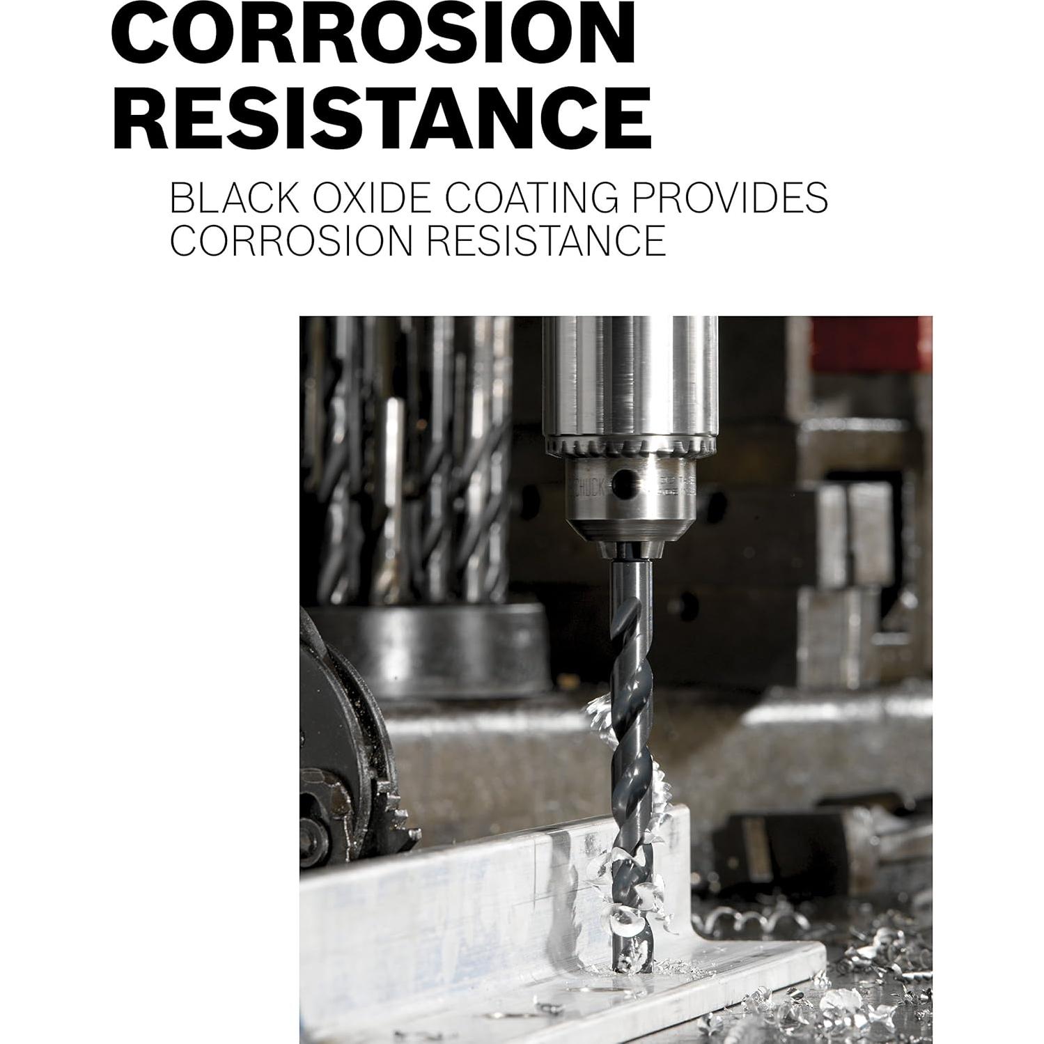 Broca de Oxido Negro Bosch 1/8" x 6" para Metal y Madera