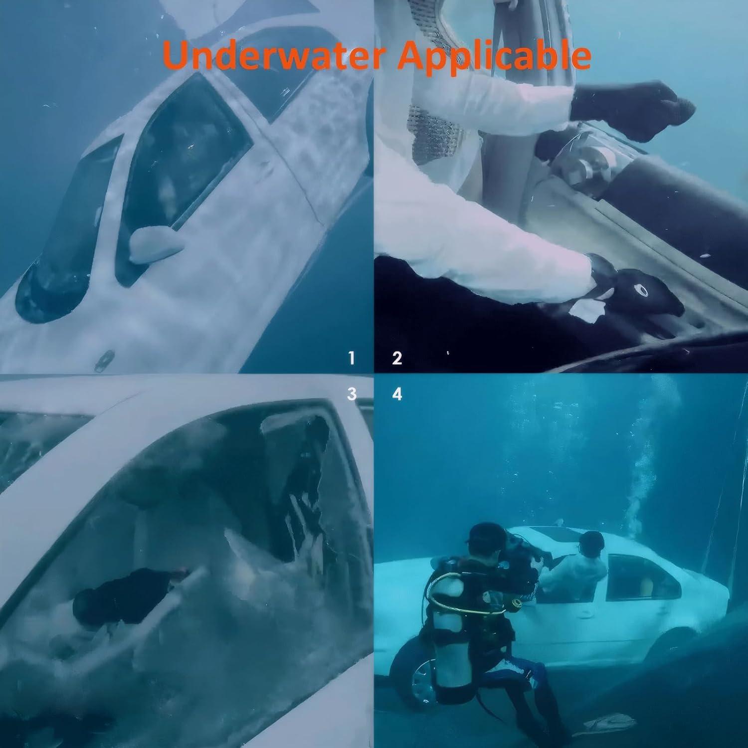 Cortador de Cinturón y Rompeventanas SEMTION 2 en 1 Rojo