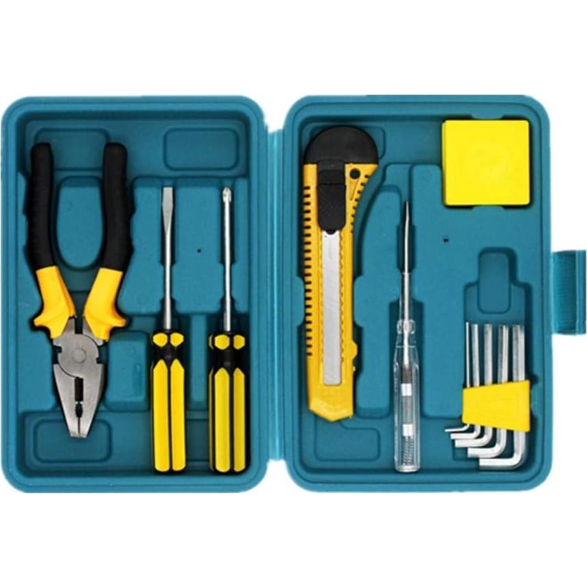 Juego de Herramientas Manuales Shiratori 12 Piezas con Caja