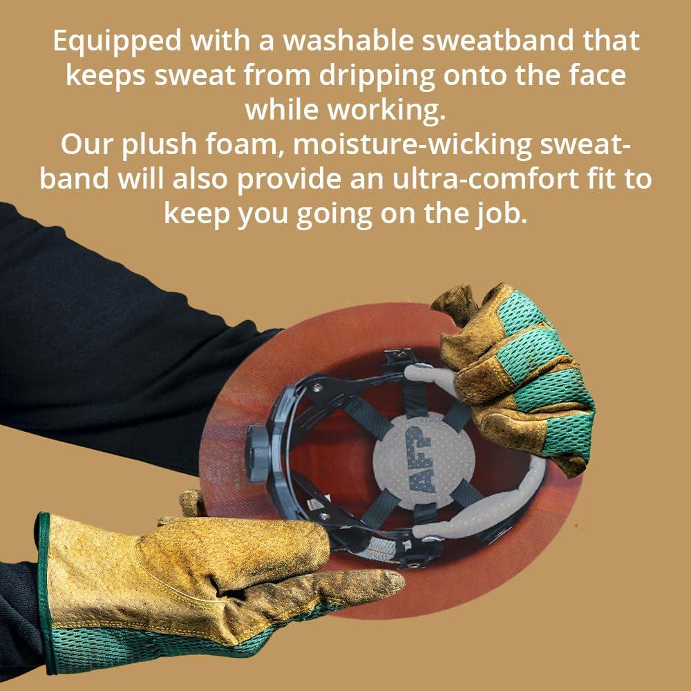 Casco de ala completa AFP | Fibra de vidrio Clase G | Negro