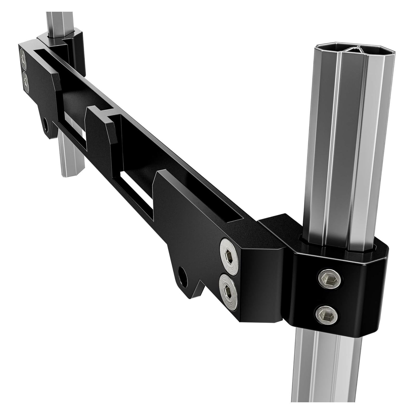 Soporte de Riel de Herramientas Alpha Engineered para Milwaukee Packout - Aluminio 6061, Negro