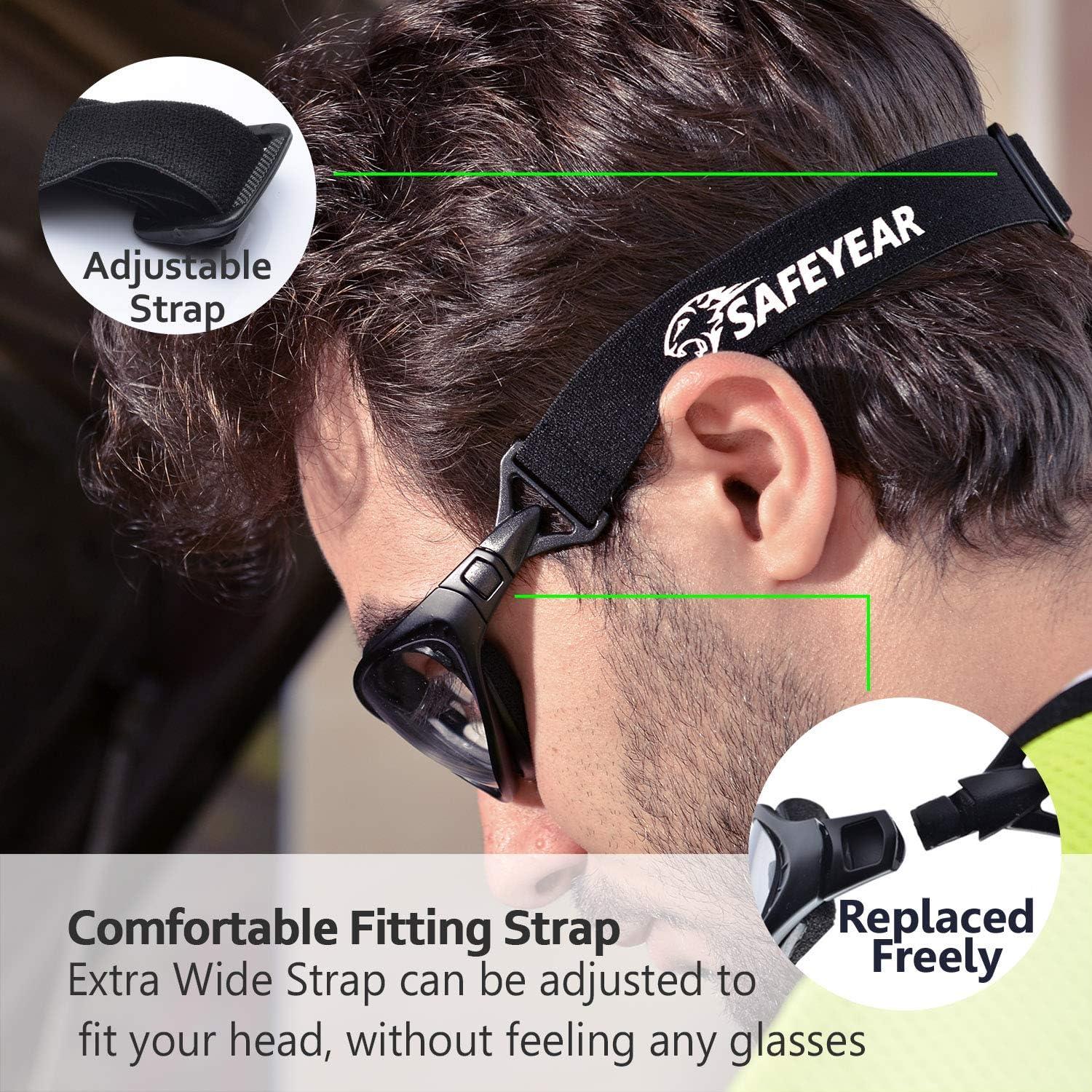 Gafas de Seguridad SAFEYEAR SG002 Antiempañantes y Resistentes