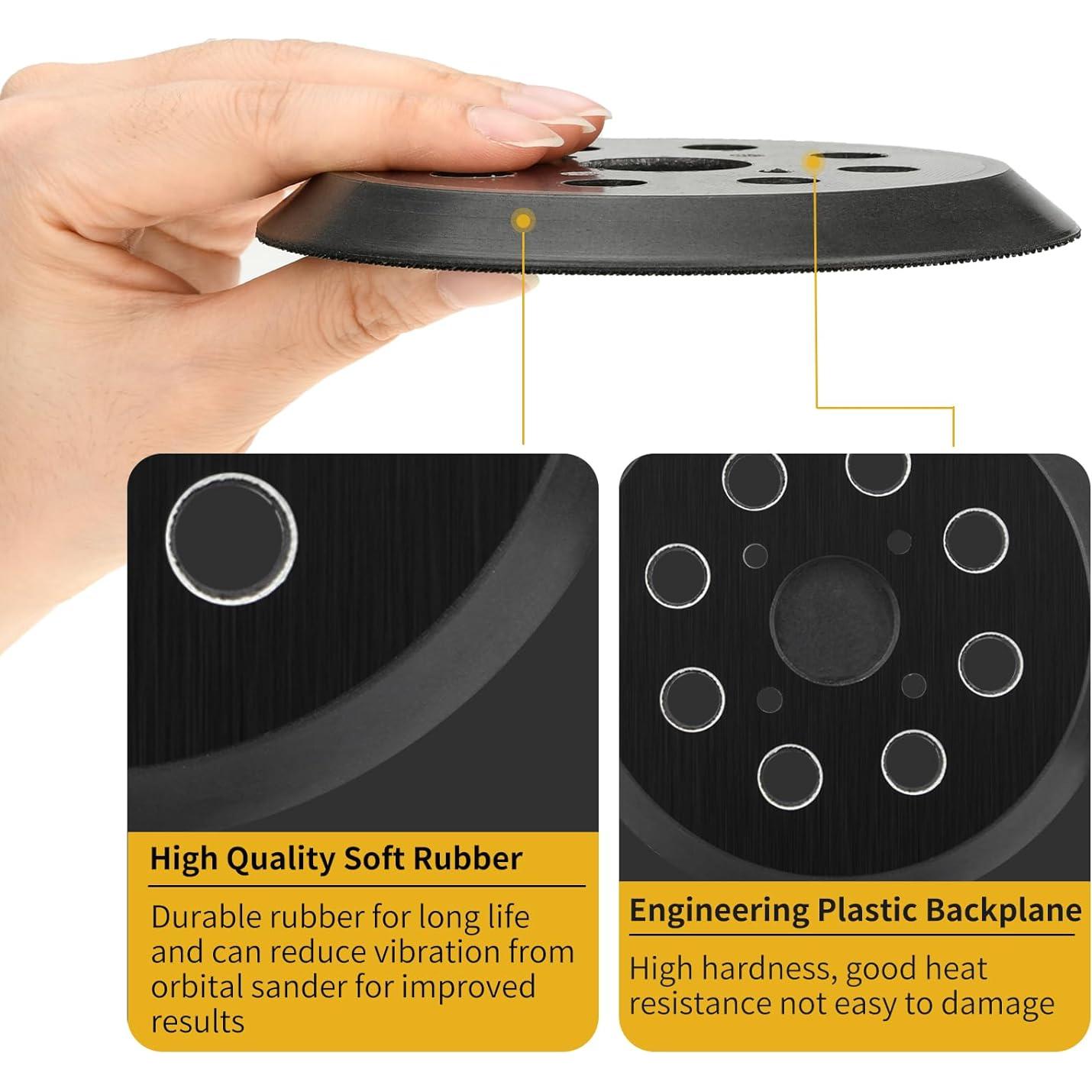 Almohadilla de Lijadora 5" Reemplazo Milwaukee 51-36-7100