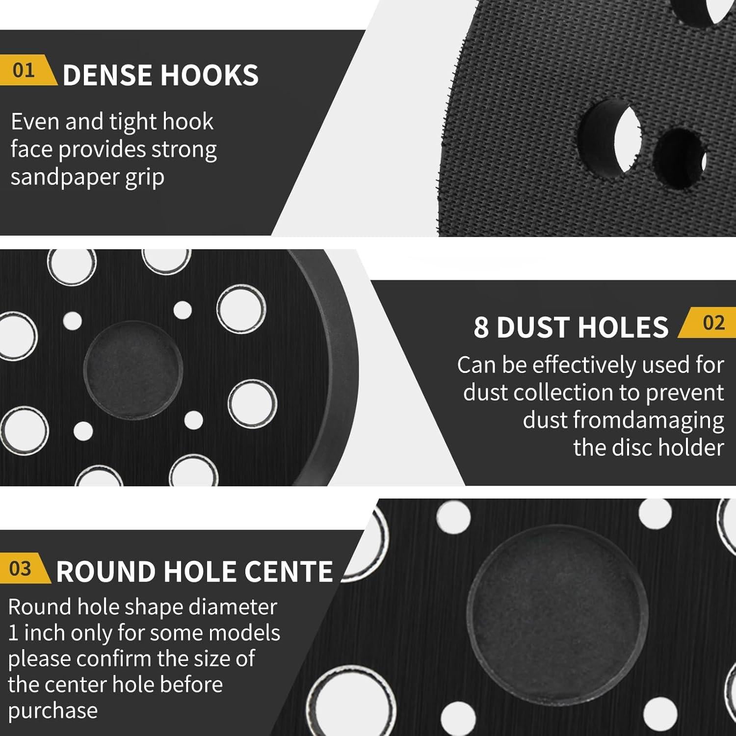 Almohadilla de Lijadora 5" Reemplazo Milwaukee 51-36-7100