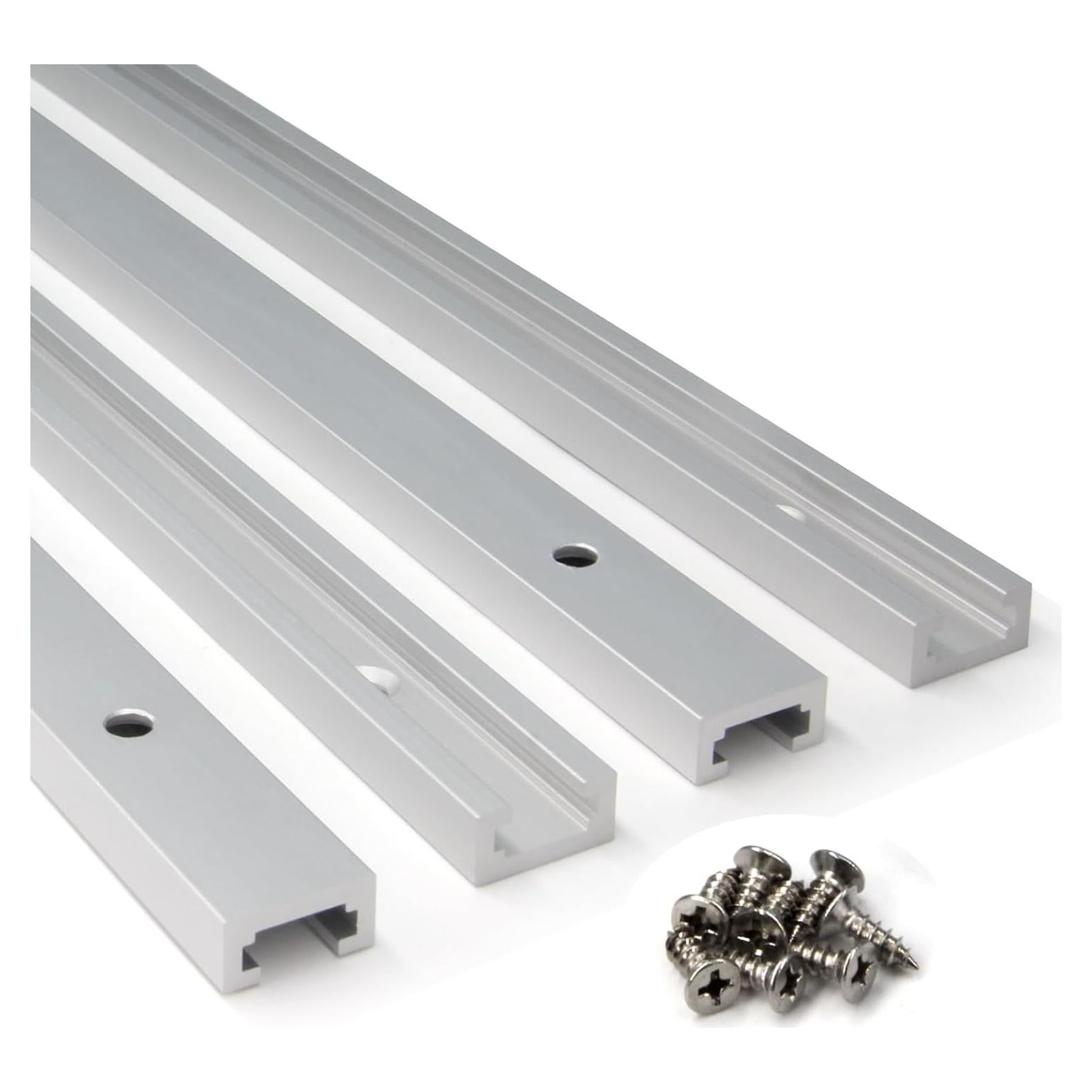 Deslizador T-Track Aluminio 300mm Zeberoxyz 4 Piezas