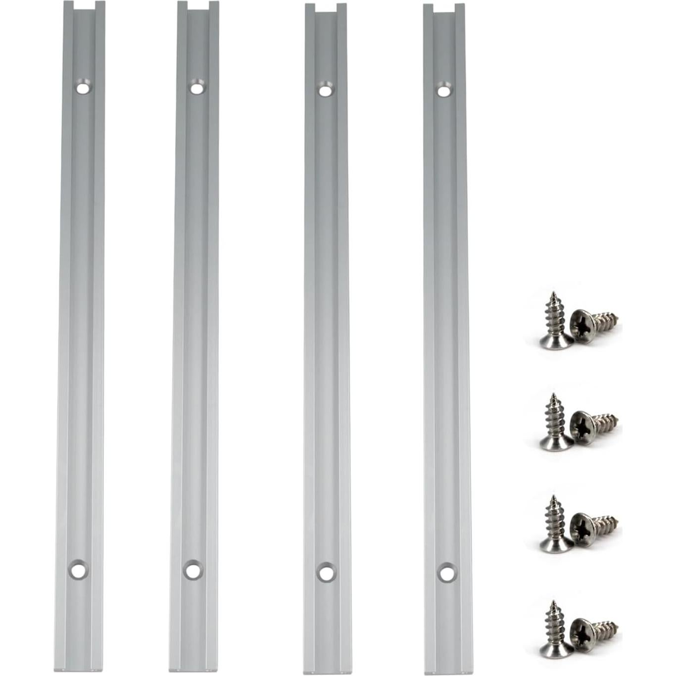 Deslizador T-Track Aluminio 300mm Zeberoxyz 4 Piezas