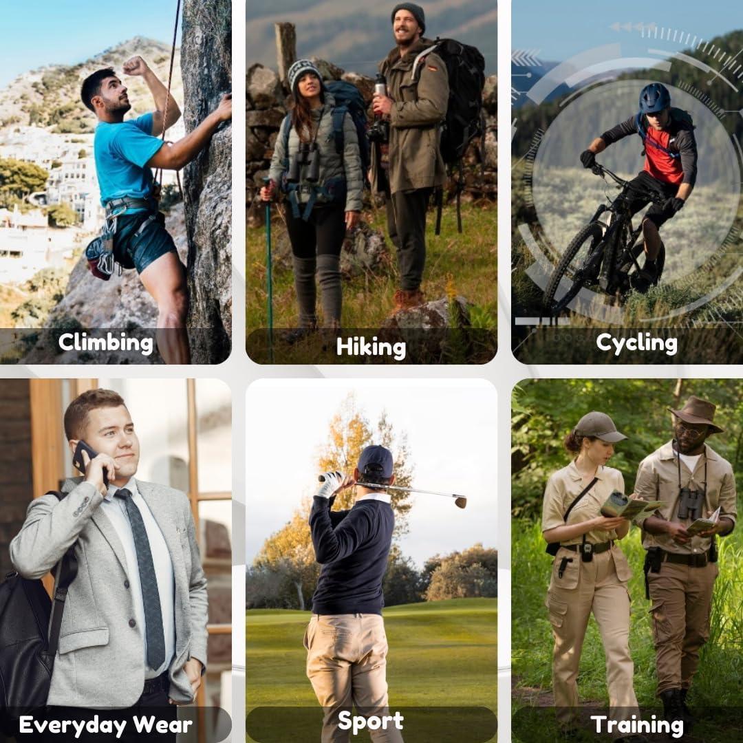 Cinturón Táctico Militar Vyxoran Nylon Ajustable 119 cm Negro