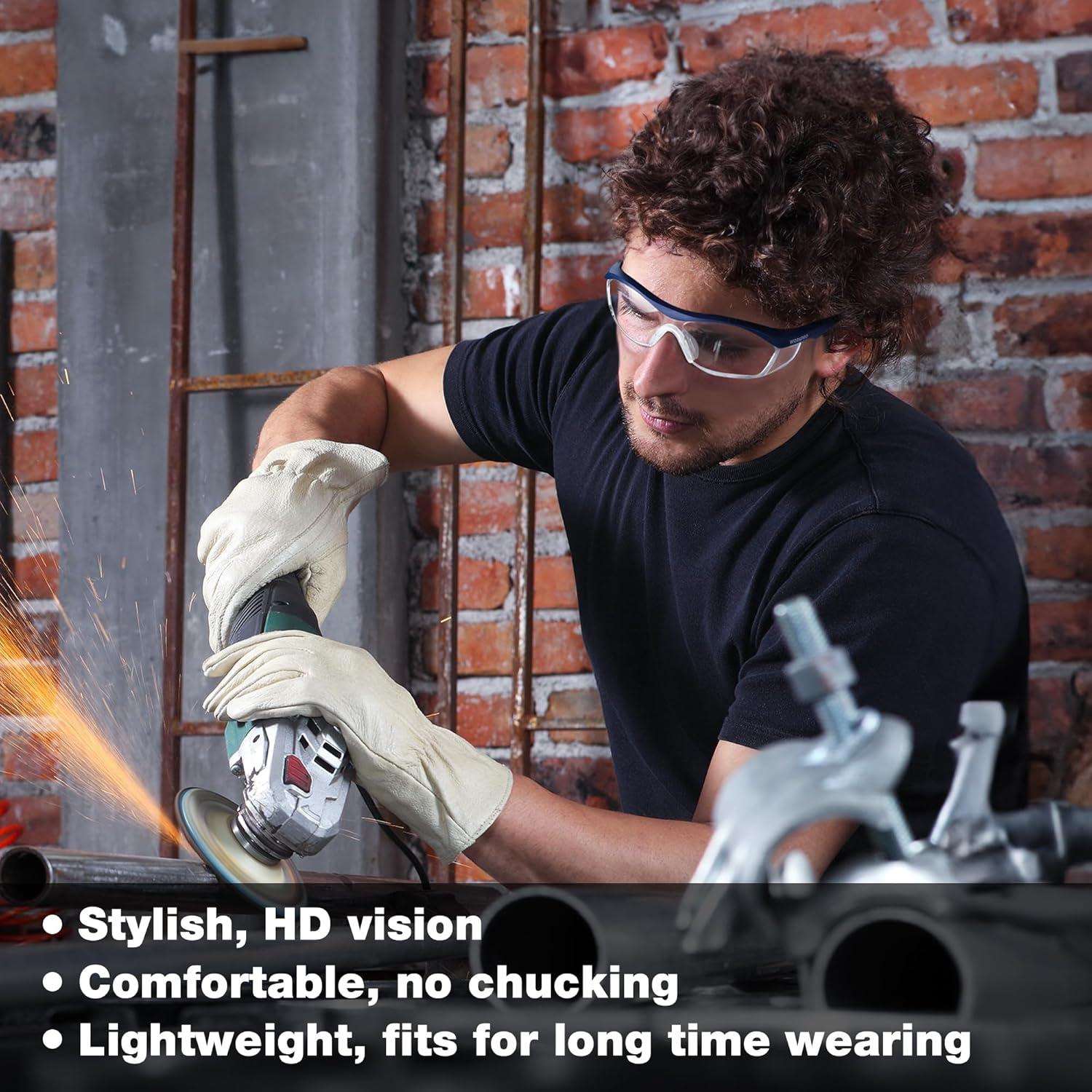 Gafas de Seguridad WORKPRO Z87.1 Anti Niebla 3 Piezas