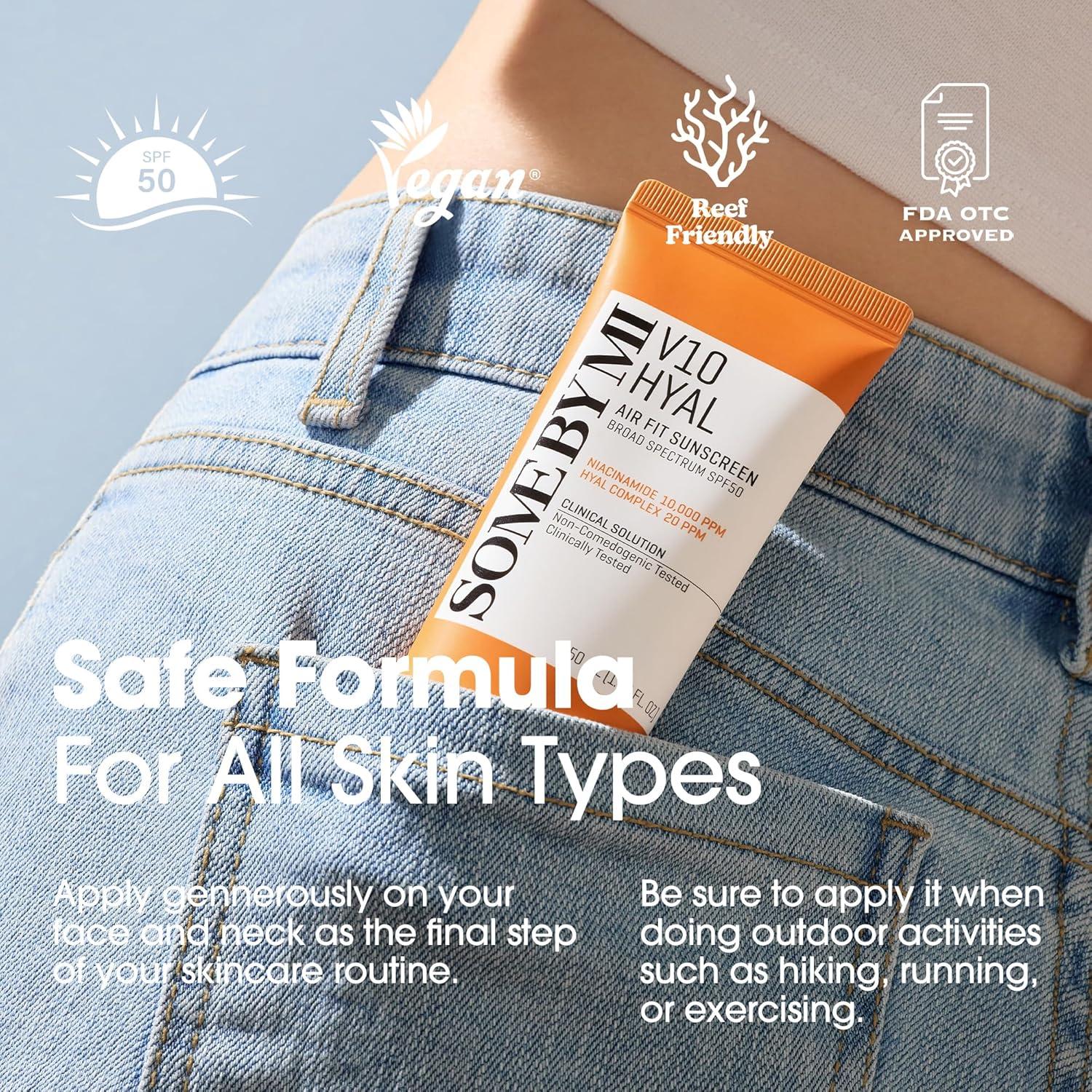 Protector Solar SOME BY MI V10 Hyal Air Fit SPF 50 - 50ml