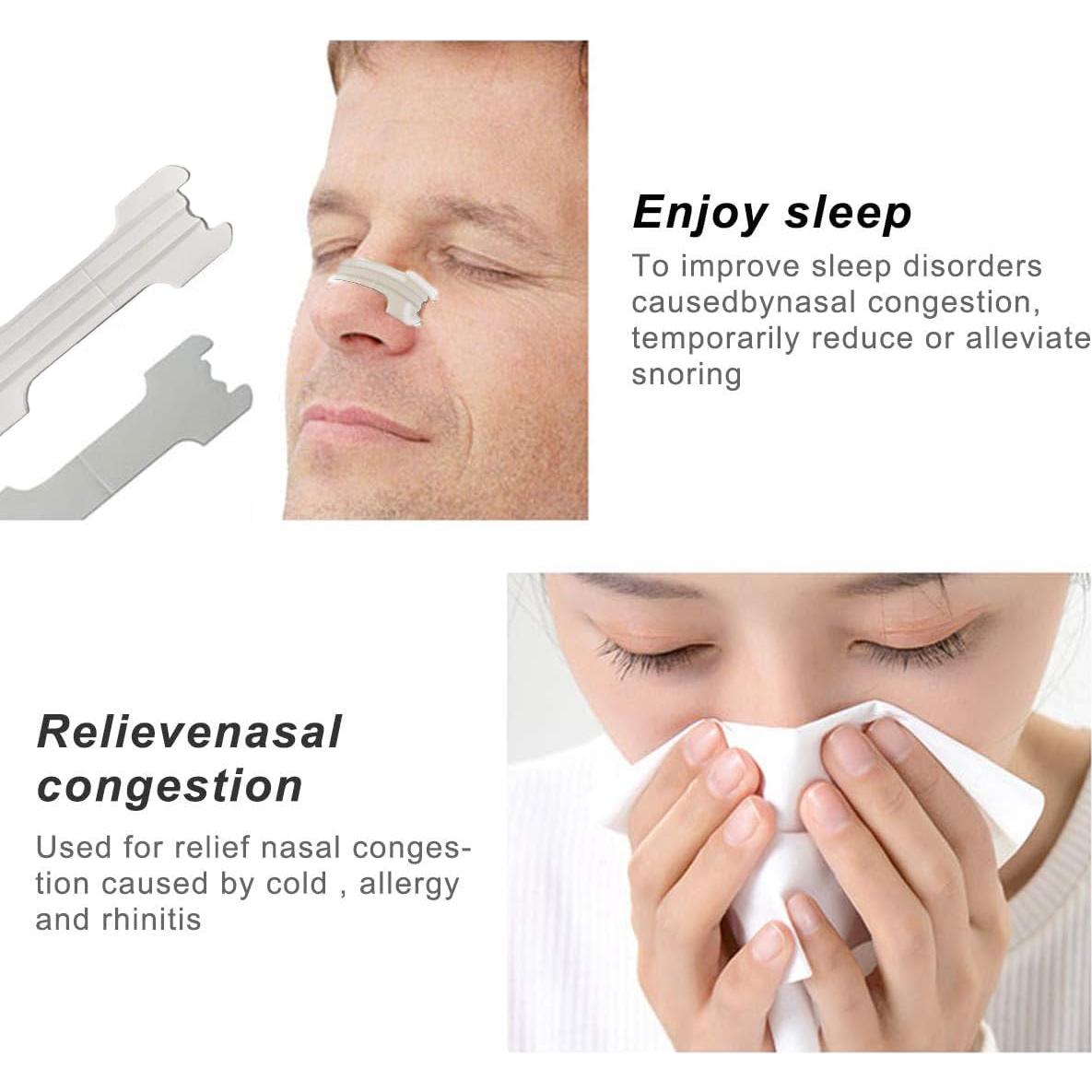 Tiras Nasales Antirronquido RZJZGZ 110 Piezas Transparentes