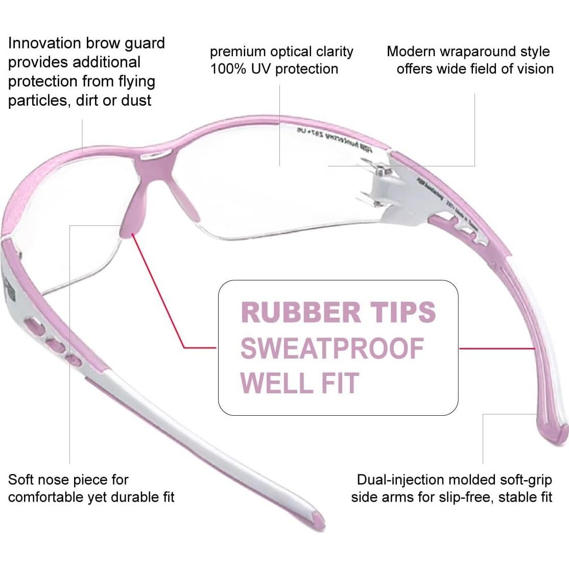 Gafas de Seguridad HTS Huntersky Claras Anti Niebla UV