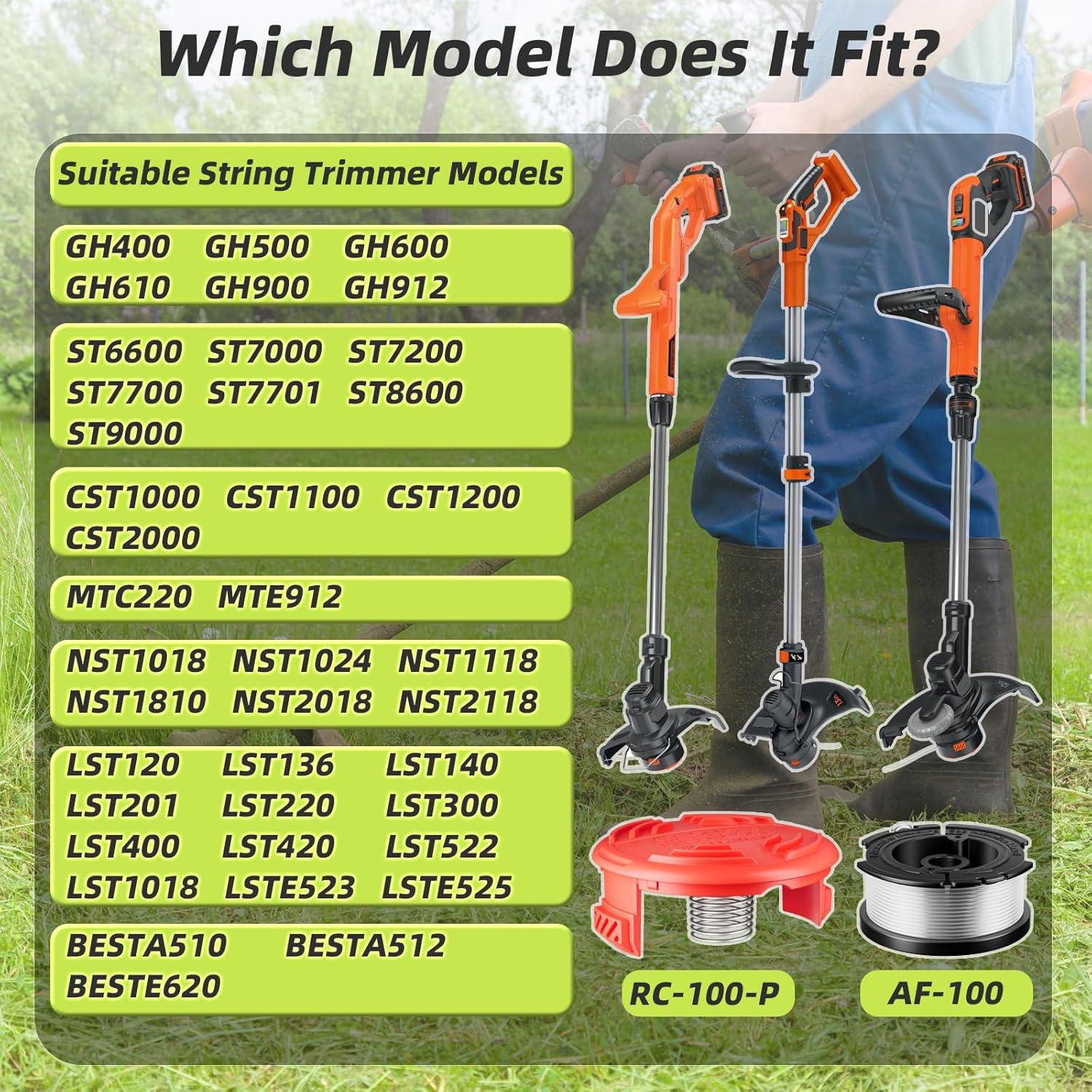 Carrete de Reemplazo AF-100 Chway para Desmalezadora 6 Pcs