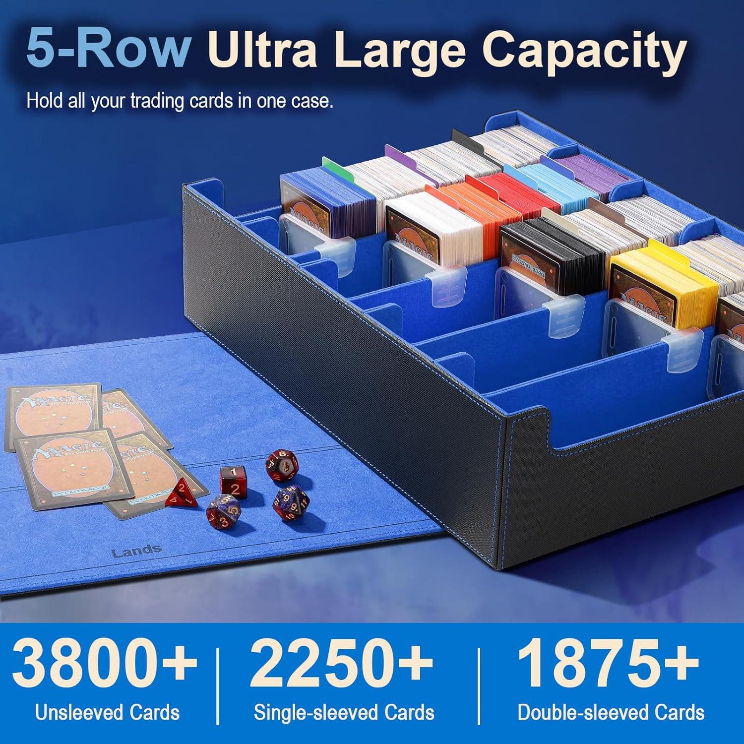Caja de Almacenamiento de Cartas TiMOVO 3800+ 5 Filas Magnética