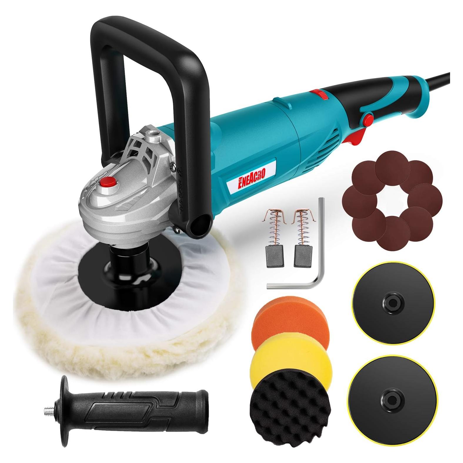 Pulidora Rotativa ENEACRO ENRO1206 1200W 6-7 Pulgadas Velocidad 3500RPM