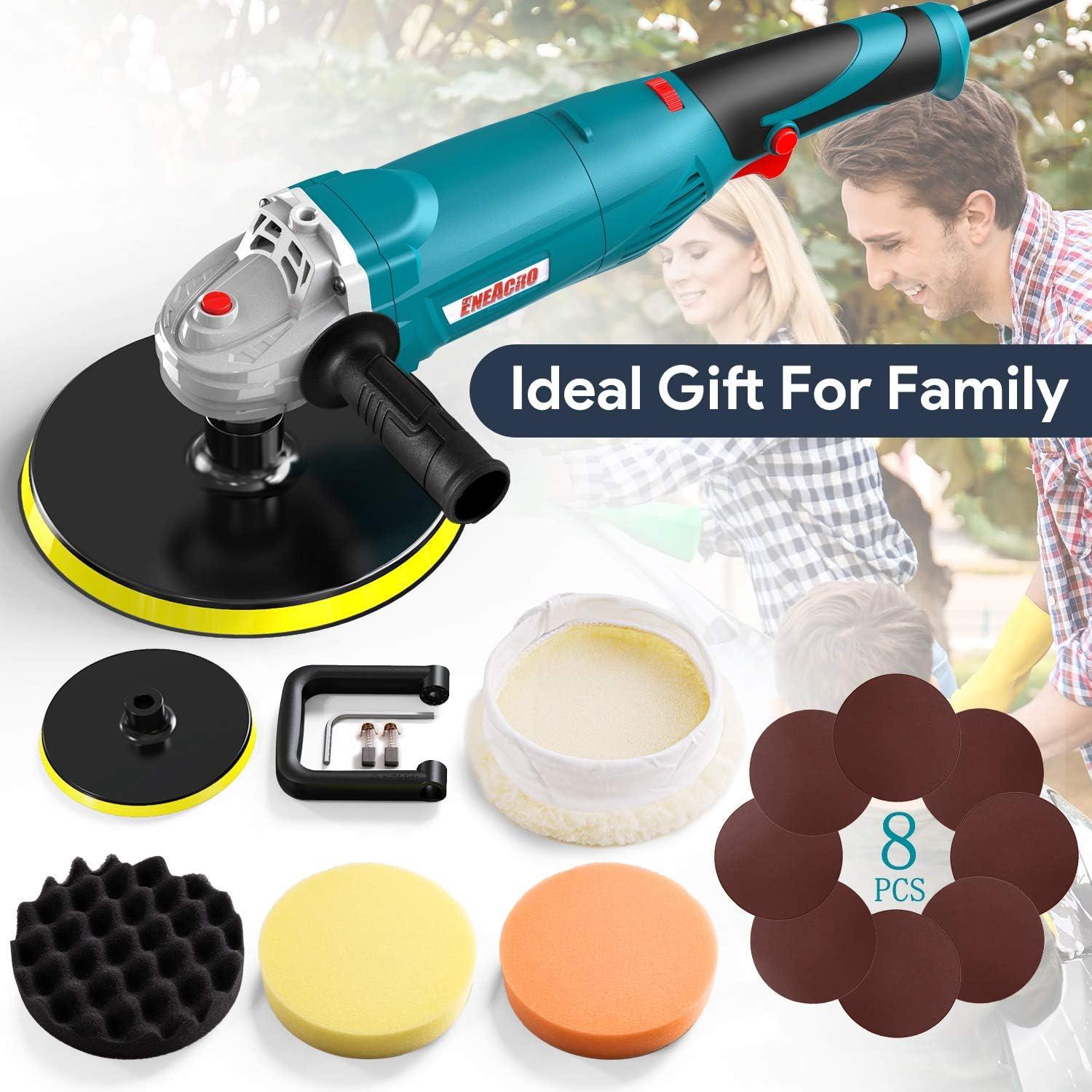 Pulidora Rotativa ENEACRO ENRO1206 1200W 6-7 Pulgadas Velocidad 3500RPM