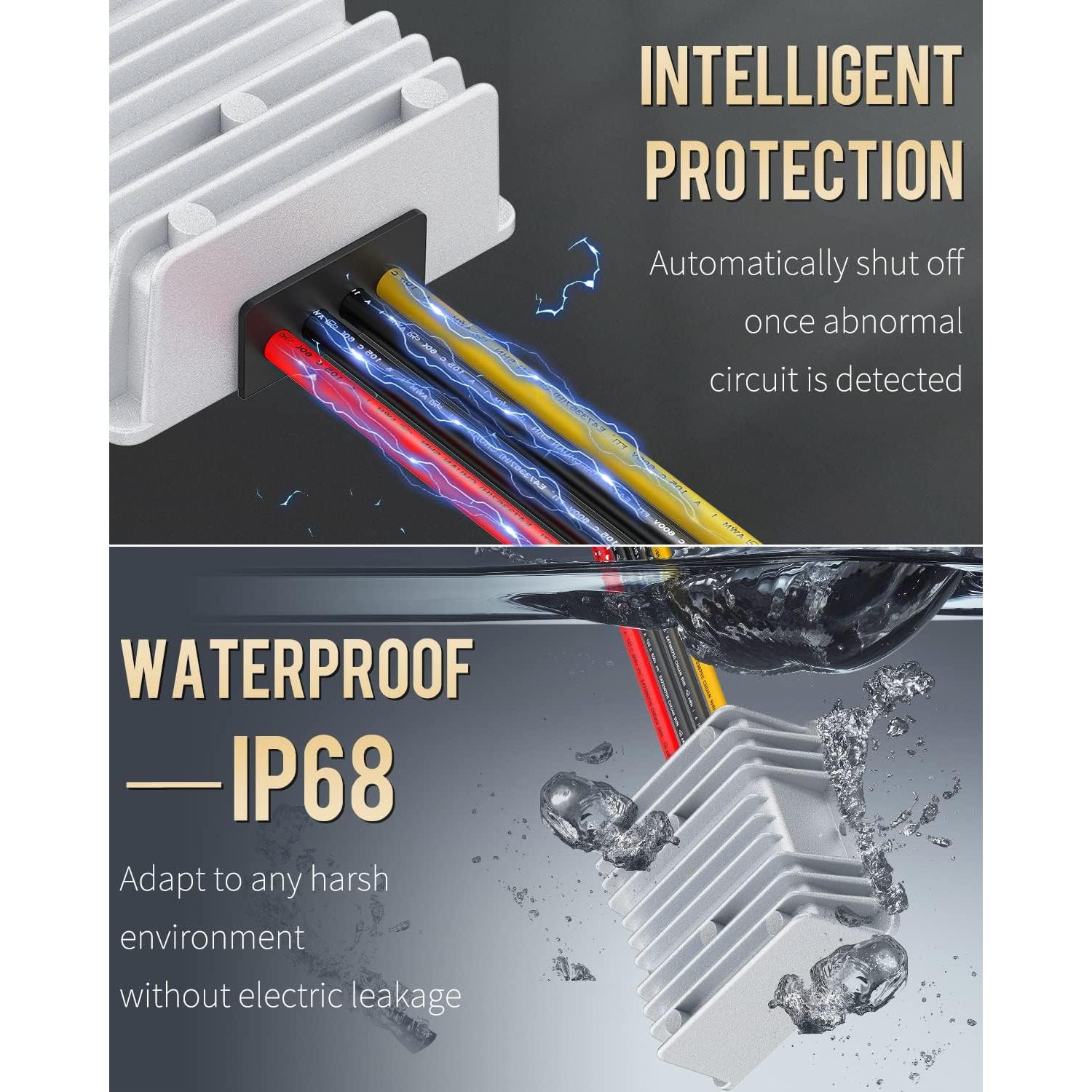 Convertidor de Voltaje 20V a 12V Vibit 180W para Baterías Dewalt