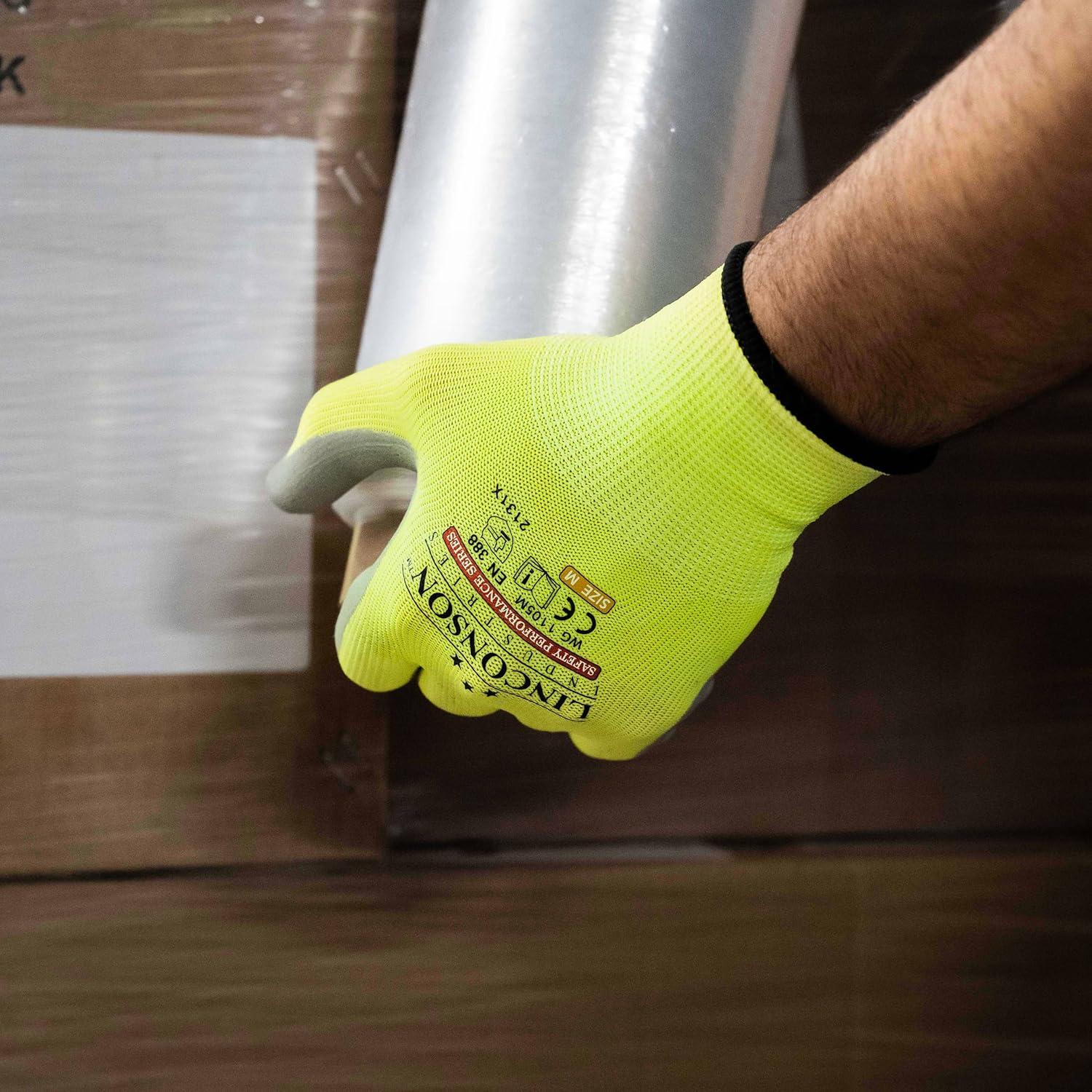 Guantes de Trabajo Linconson Wg110x 12 Piezas Verde