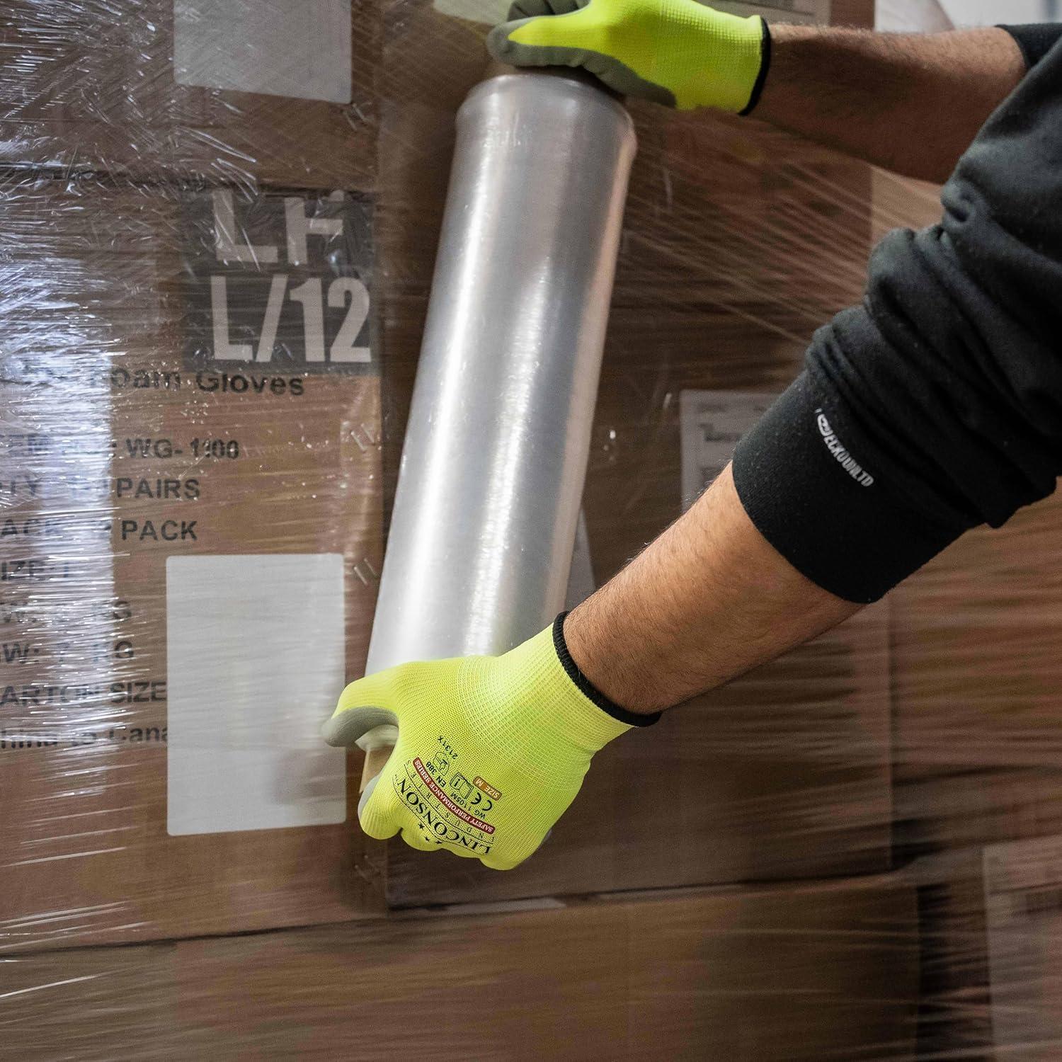 Guantes de Trabajo Linconson Wg110x 12 Piezas Verde