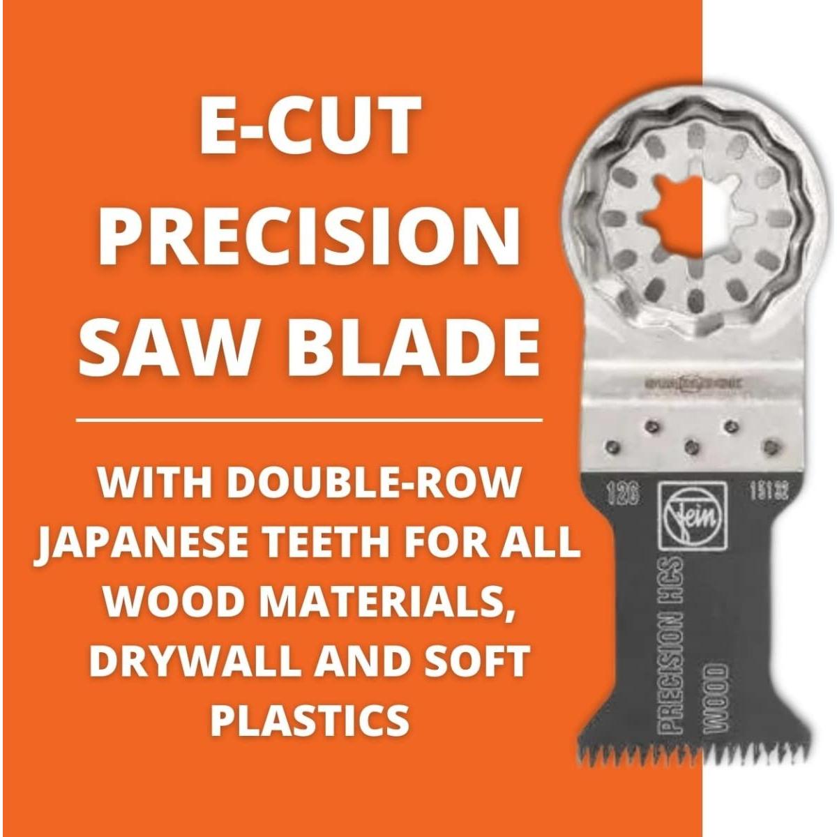 Hoja de sierra E-Cut Fein Starlock 3.49 cm para madera y plásticos