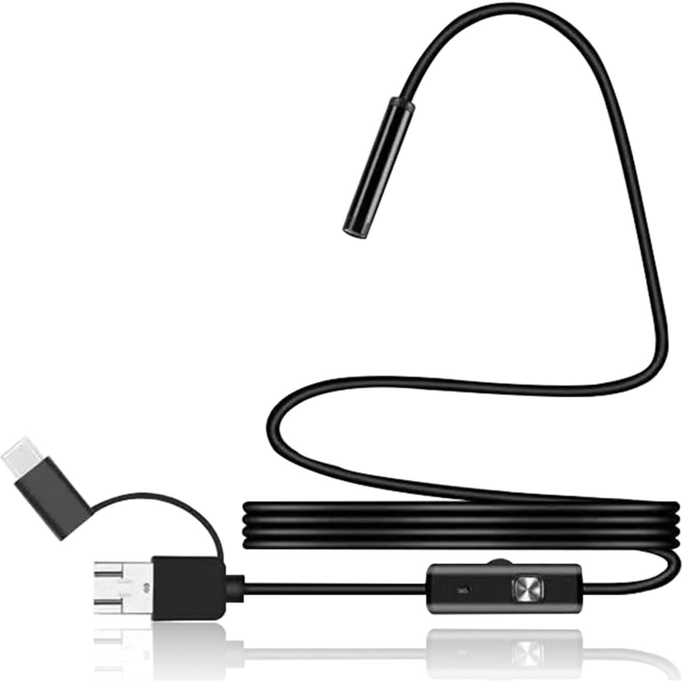 Cámara de Endoscopio MEIBAOGE 1 Metro LED Ajustable IP67