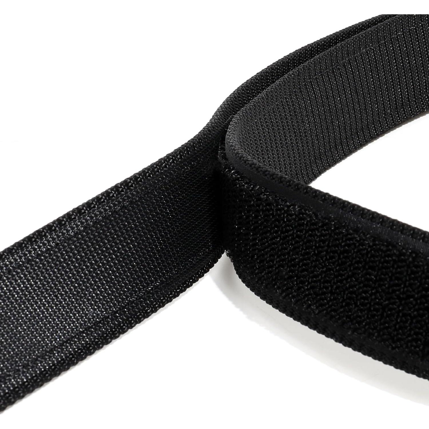 Cinturón de Nylon TACNEX Sin Hebilla 35mm Negro Ajustable