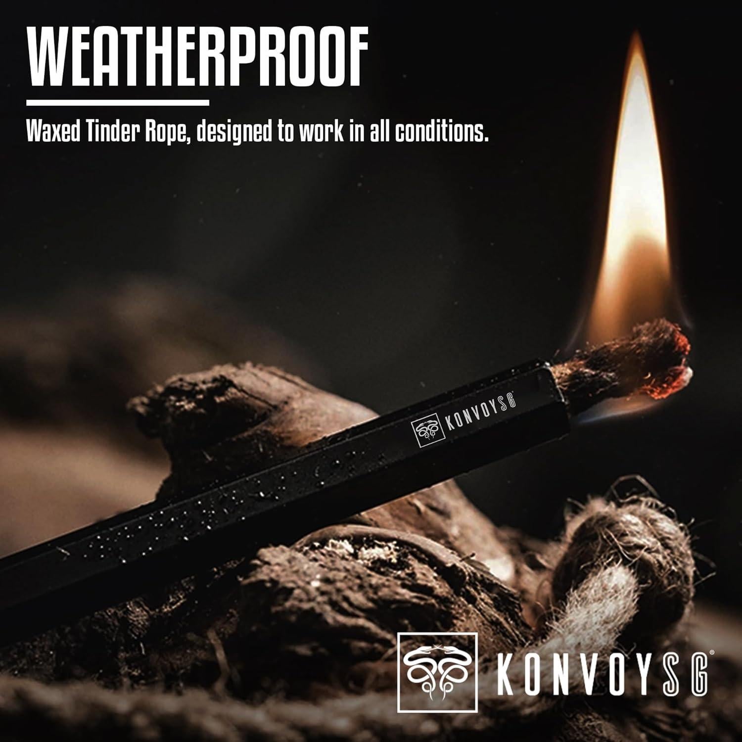 Kit de Supervivencia KonvoySG - Cuerda de Yesca 27.94 cm