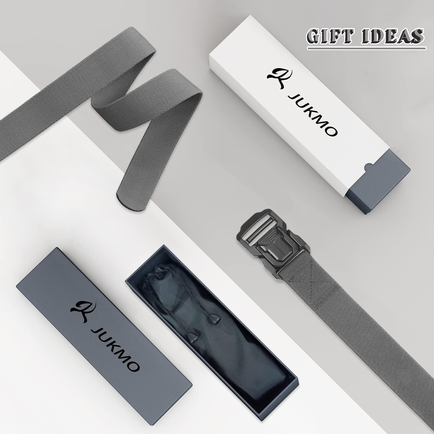 Cinturón Táctico JUKMO Nylon Militar 1.5" Hebilla Rápida