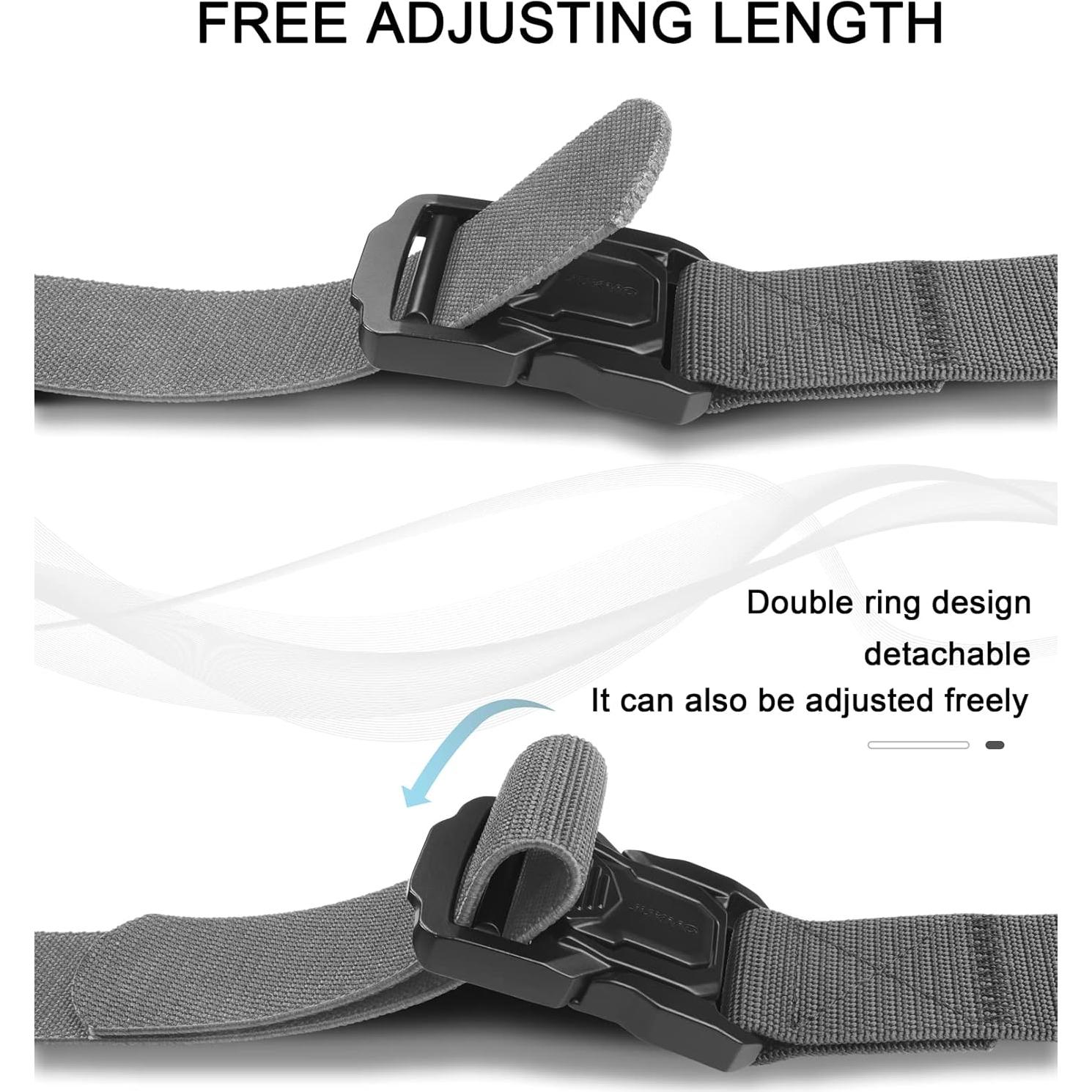 Cinturón Táctico JUKMO Nylon Militar 1.5" Hebilla Rápida