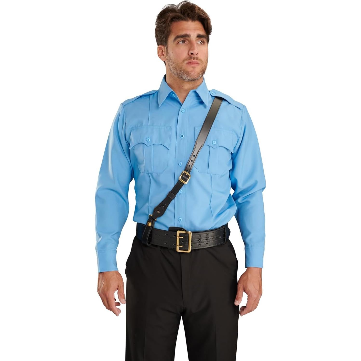 Correa de Hombro Sam Browne Jay-Pee Cuero Negro 5 cm