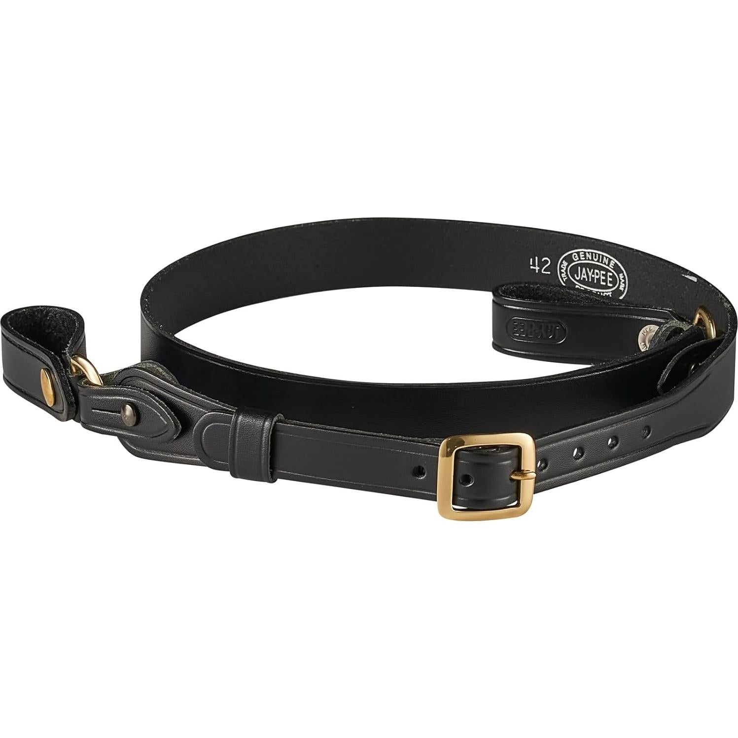 Correa de Hombro Sam Browne Jay-Pee Cuero Negro 5 cm