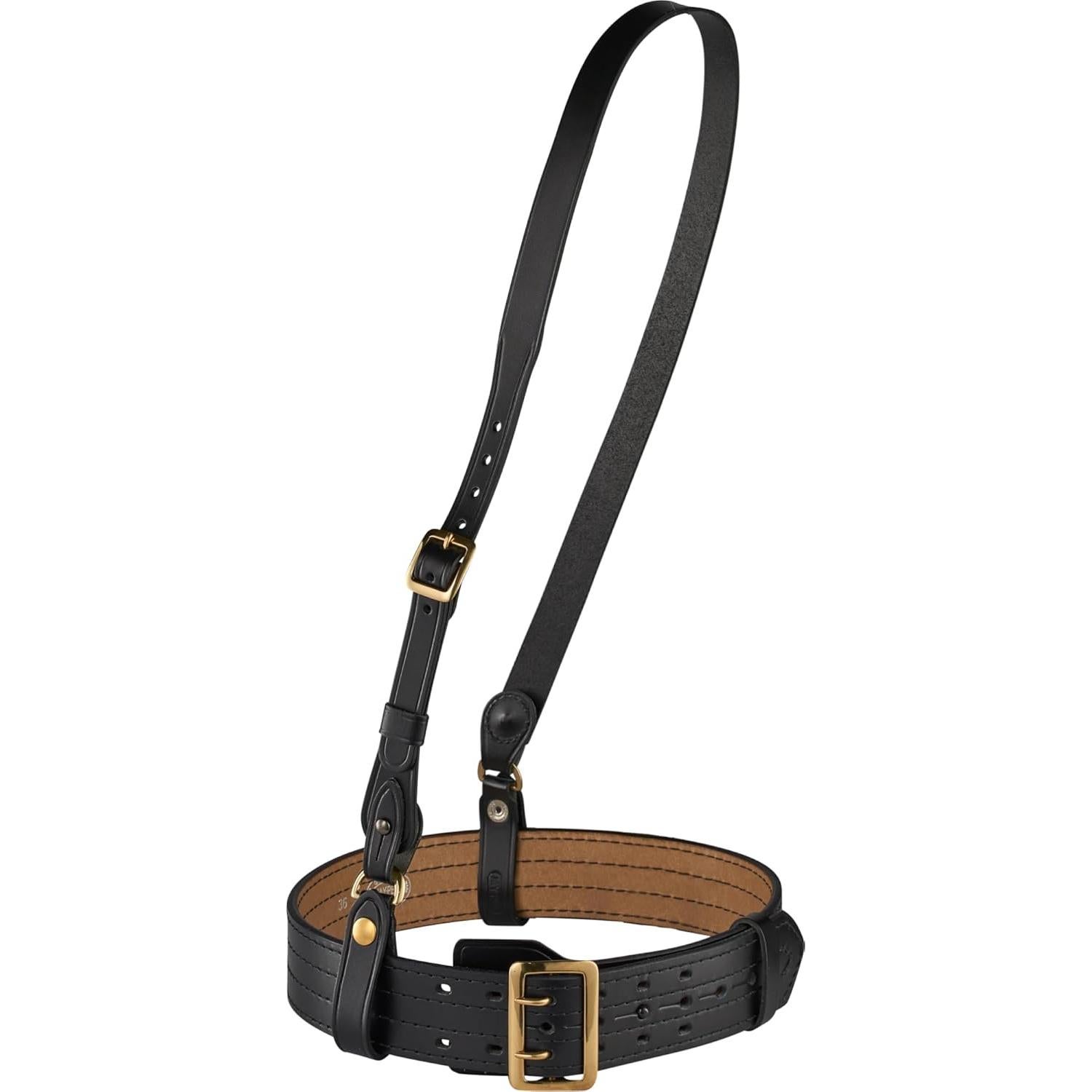 Correa de Hombro Sam Browne Jay-Pee Cuero Negro 5 cm