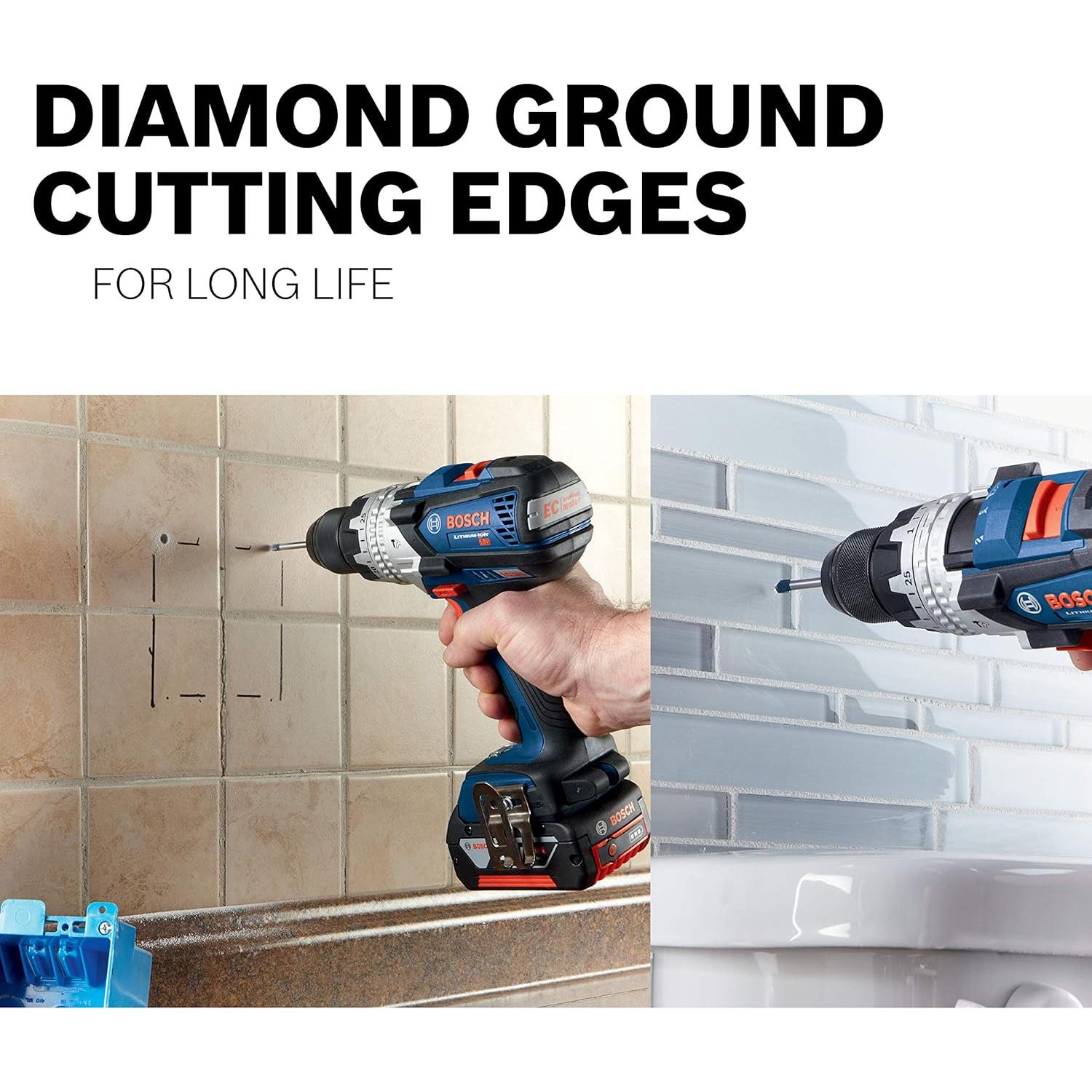 Broca para Vidrio y Azulejos Bosch GT1000 Carburo 25.4 mm