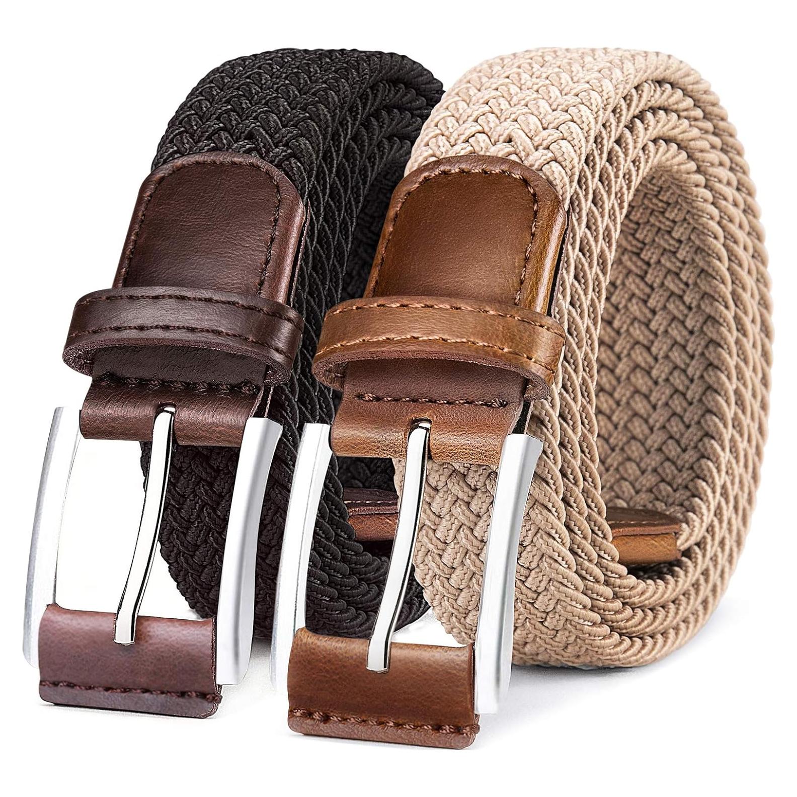 Cinturón BULLIANT 2Pack elástico para hombres 3,49 cm