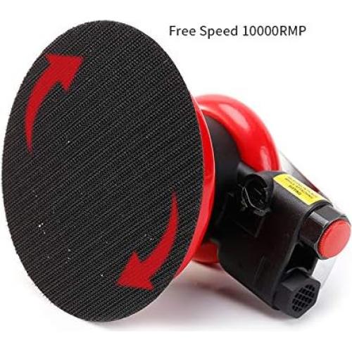 Lijadora Neumática 5" POWER AERO NOVIA para Madera y Carrocería