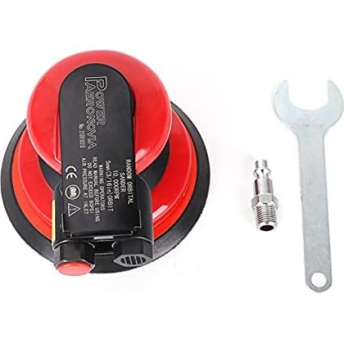 Lijadora Neumática 5" POWER AERO NOVIA para Madera y Carrocería