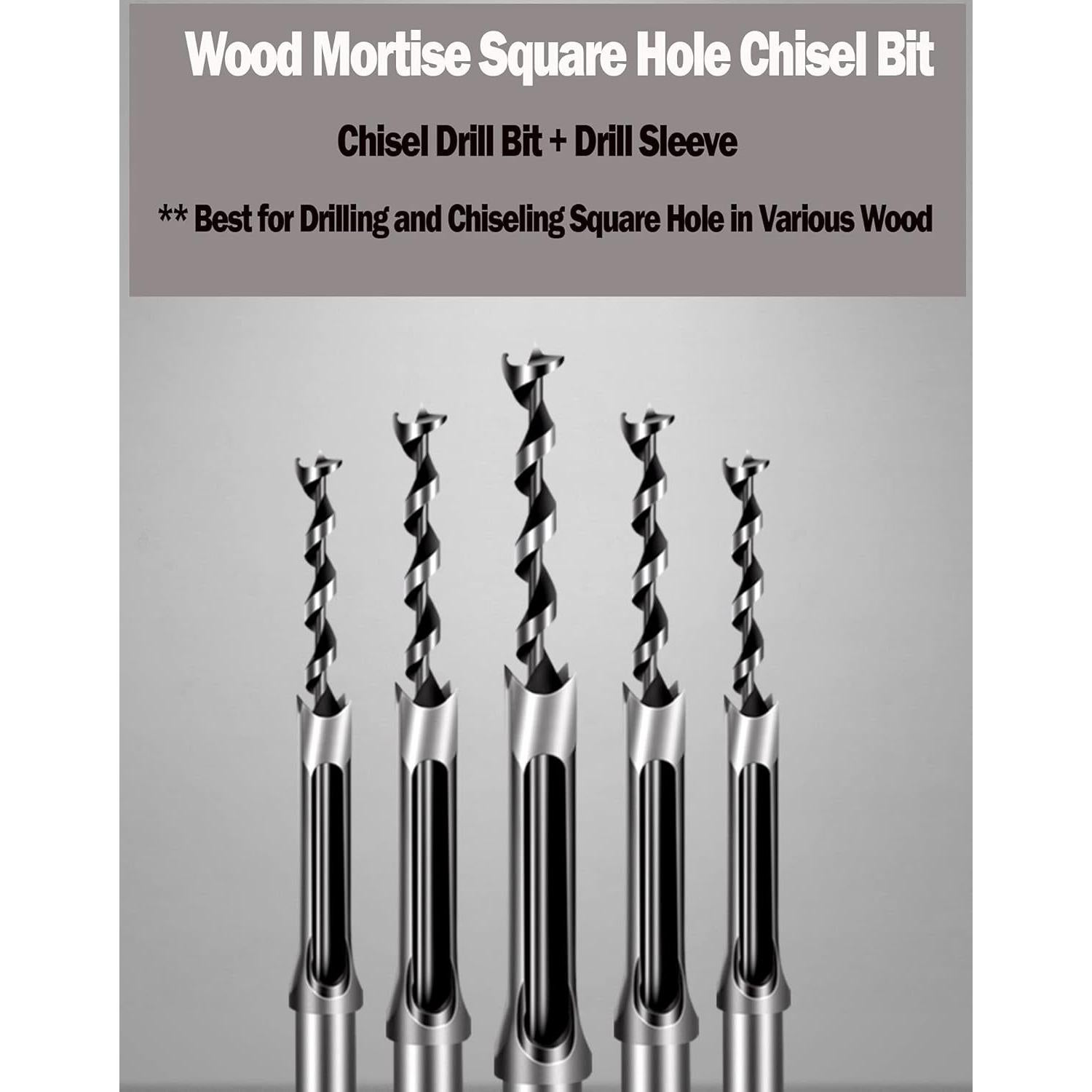 Broca de Cincel Cuadrada MAX-CRAFT 25mm x 105mm para Madera