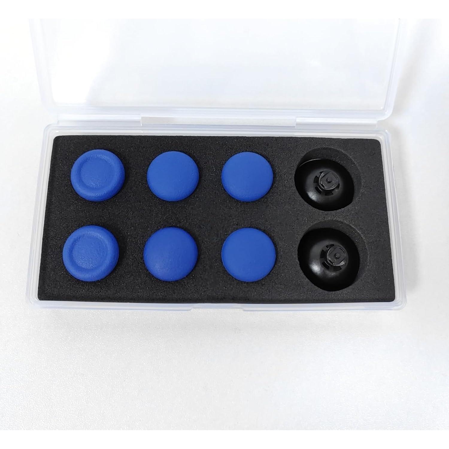 Replacement Thumbsticks for PS5 Controller, Custom Joysticks Analog Stick Thumb Grips Sticks Interchangeable for PS5/PS4/PS5 Edge Controllers, Blue