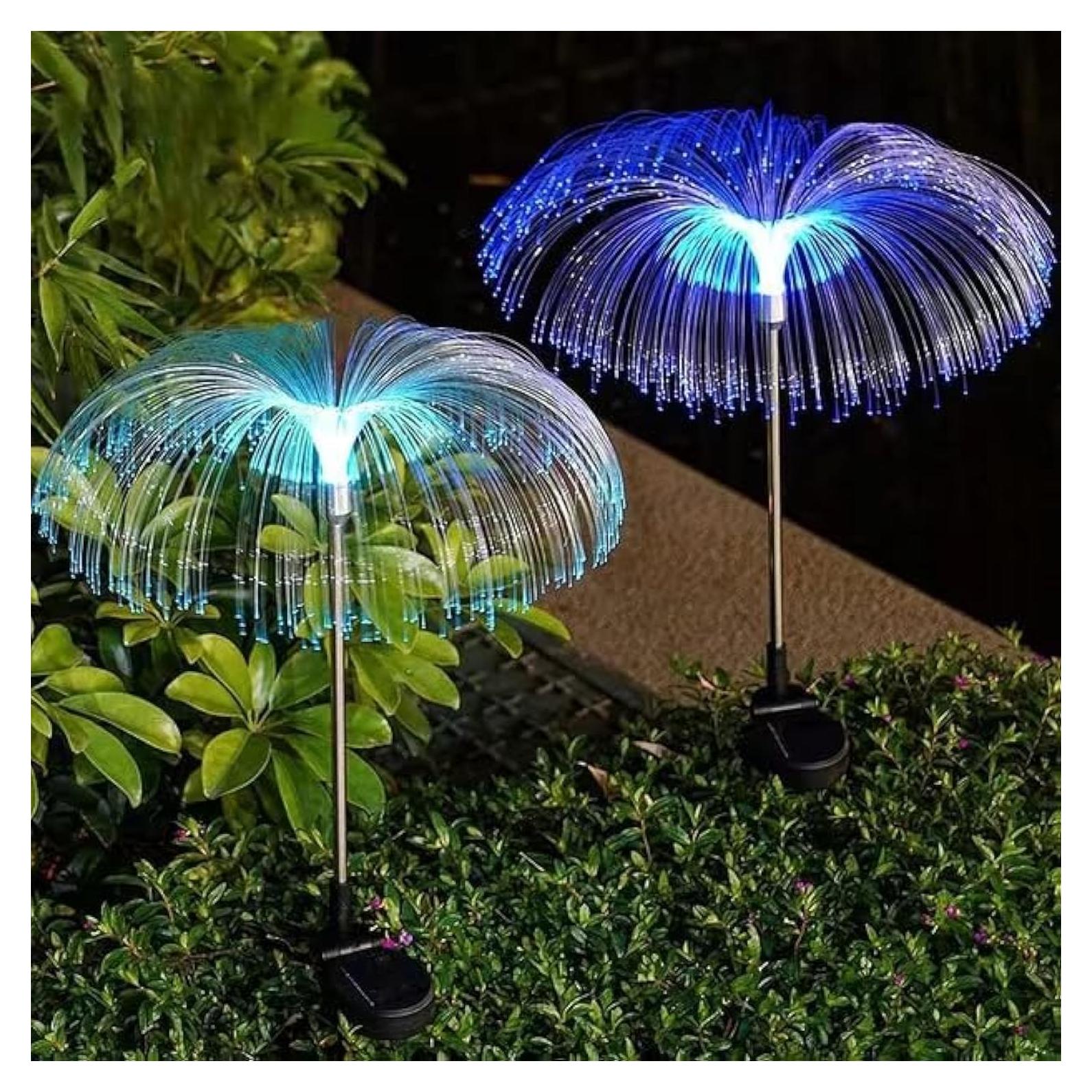 Luces de Jardín Solar Myuilor 7 Colores IP65 2 Piezas