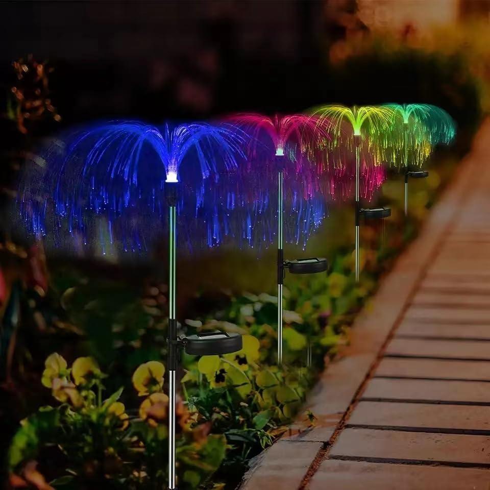 Luces de Jardín Solar Myuilor 7 Colores IP65 2 Piezas