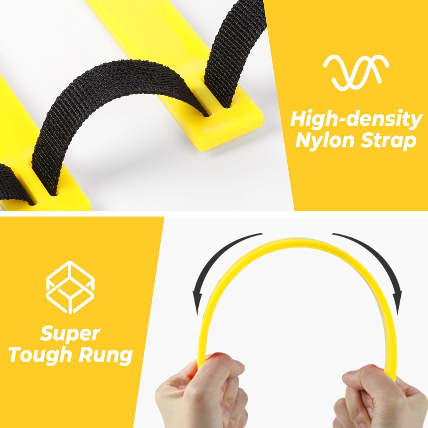 Escalera de Agilidad GHB Pro 6m 12 Peldaños y Conos