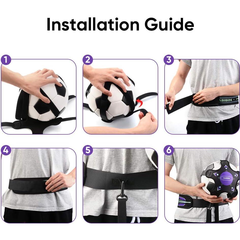 Entrenador de Fútbol Kabibin con Cinturón Bungee Ajustable