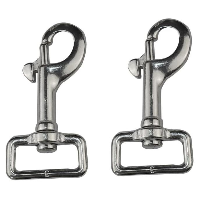 Gancho de Buceo NRC&XRC Acero Inoxidable 74mm 2 Piezas