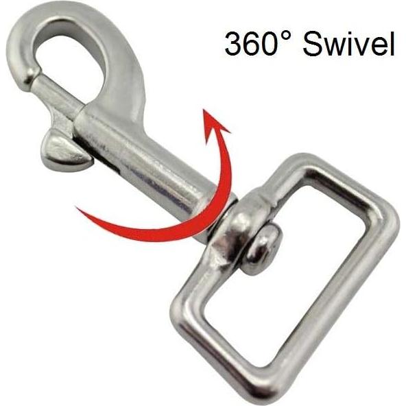 Gancho de Buceo NRC&XRC Acero Inoxidable 74mm 2 Piezas