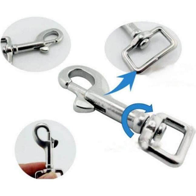 Gancho de Buceo NRC&XRC Acero Inoxidable 74mm 2 Piezas