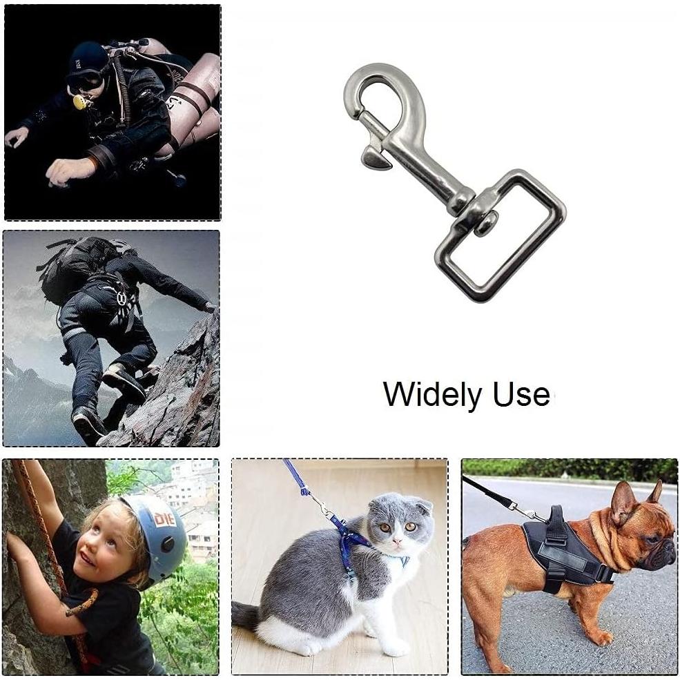 Gancho de Buceo NRC&XRC Acero Inoxidable 74mm 2 Piezas